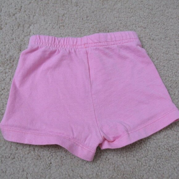 Garanimals Pull On Shorts Toddler Girls Size 12M‎ Pink Infant Elastic Bottoms - Picture 3 of 3